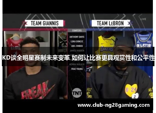 KD谈全明星赛制未来变革 如何让比赛更具观赏性和公平性