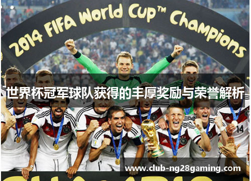 世界杯冠军球队获得的丰厚奖励与荣誉解析