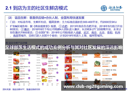 足球部落生活模式的成功案例分析与其对社区发展的深远影响